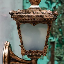 Fos Lighting Copper-Toned Antique Finish Outdoor Lamp-89