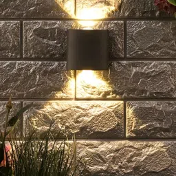 SPARK WORLD White Metal Textured Outdoor Lamps-image-63