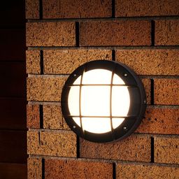 Fos Lighting Black Checkered 6 Watts LED Light Aluminium Outdoor Lamps-86