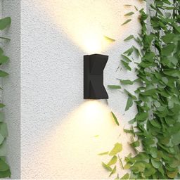 SPARK WORLD Black Metal Abstrack Shaped Outdoor Lamp-picture-47