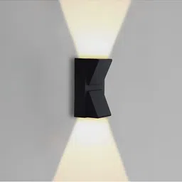 SPARK WORLD Black Textured Outdoor Lamp-61