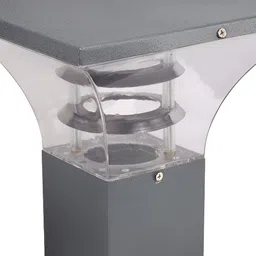 Areezo Transparent & Grey Outdoor Gate Lamp-image-19