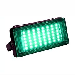 SPARK WORLD Green & White Rectangle Shaped Metal Outdoor Lamp-1