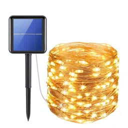 XERGY Solar Fairy String Light 120 LED with 800 mAh Inbuilt Rechargeable Batter IP65-image-98