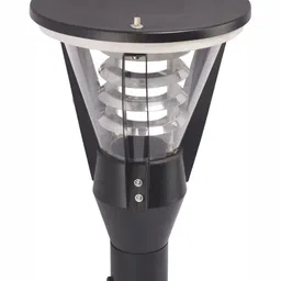 Areezo Transparent & Black Outdoor LED Gate Lamp-image-27