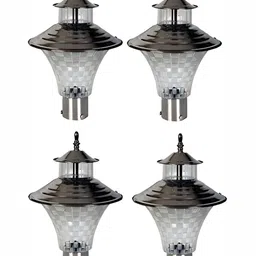 Areezo 4-pcs Transparent Outdoor Gate Lamps-30