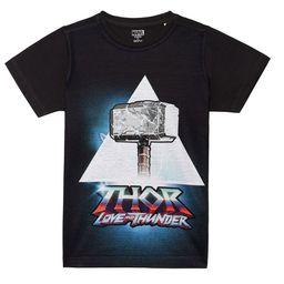 Marvel by Wear Your Mind Boys Black Printed T-shirt-picture-41