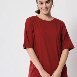 Funday Fashion Pure Cotton Loose Fit T-shirt-picture-36