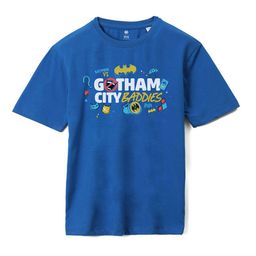 Wear Your Mind Boys Superhero Batman Printed Oversized Cotton T-shirt-image-20