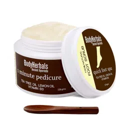 BodyHerbals Anti Bacterial Foot Scrub With Tea Tree + VitB3 & Spoon - 125 g-41
