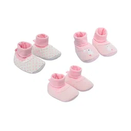 mothercare Infant Girls Pack Of 3 Booties-19