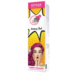 Streax Professional Hold & Play Funky Hair Colour - Groovy Pink-picture-46
