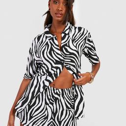 Boohoo Animal Printed Crinkled Co-Ord-image-60