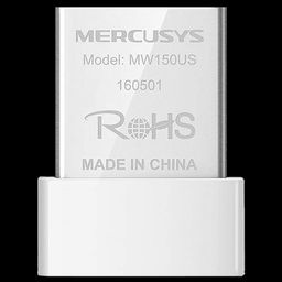 MERCUSYS MW150US Single Band Up to 150 Mbps Network Adapter (150 Mbps Wi-Fi Speed, White)-1
