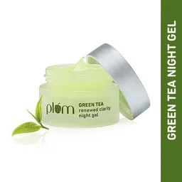 Plum Green Tea Night Gel Mini With Glycolic Acid To Fight Acne For Clear Skin - 15ml-23