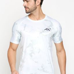 AESTHETIC NATION Men White Printed Dri-FIT T-shirt-image-72