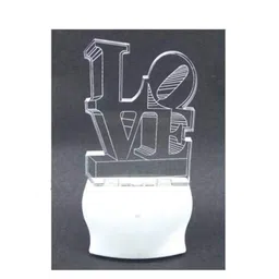 NMII White Printed Acrylic Table Lamps-19