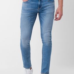 SPYKAR Men Blue Skinny Fit Low-Rise Heavy Fade Jeans-image-42