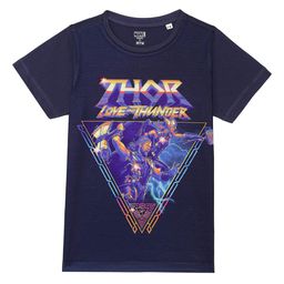 Marvel by Wear Your Mind Boys Navy Blue Thor Printed T-shirt-image-70