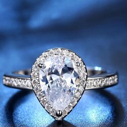 MYKI Silver-Plated CZ-Studded Finger Ring-image-91