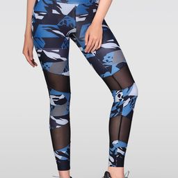 LAASA  SPORTS Printed High-Rise Dry-Fit Ankle-Length Gym Tights-image-45