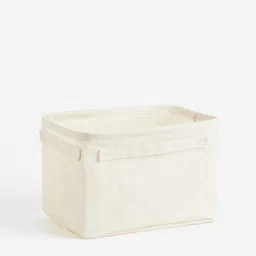 H&M Beige Linen-Blend Storage Box-21