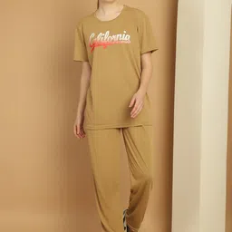 VIMAL JONNEY Typography Printed Tracksuit-image-1
