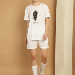 VIMAL JONNEY Graphic  Printed Short Sleeves T-Shirt And Short-picture-55