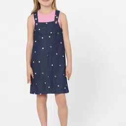 KIDS ONLY Blue Embellished Pinafore Dress-55