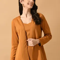 DressBerry Collarless Lightweight Tailored Jacket-9