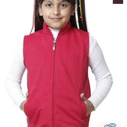 BAESD Girls Pack Of 2 Fleece Lightweight Tailored Jackets-image-45