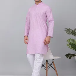 KRAFT INDIA Mandarin Collar Long Sleeves Straight Kurta-picture-36