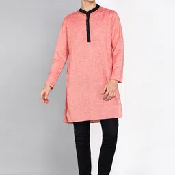 Kuons Avenue Band Collar Straight Kurta-picture-37