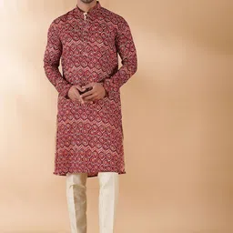 THE KURTA COMPANY Ethnic Motifs Printed Kurta-picture-28