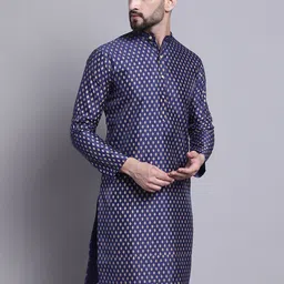 SOJANYA Ethnic Motifs Printed Mandarin Collar Straight Kurta-image-54