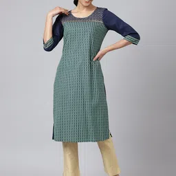 AURELIA Striped Kurta-49