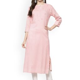 Avipsa Striped Thread Work Kurta-image-9