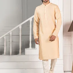 KISAH Mandarin Collar Straight Kurta-image-85