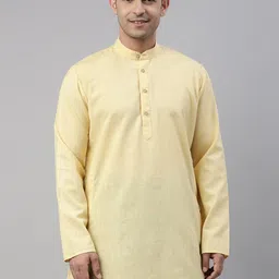 TATTVA Men Green Patchwork Kurta-image-45