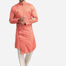 THE KURTA COMPANY Mandarin Collar Straight Kurta-image-66