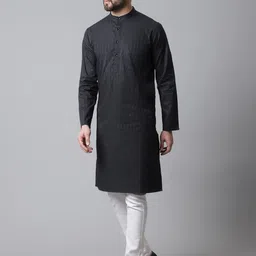 even Men Cotton Striped Kurta-image-95