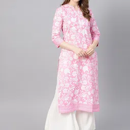 KSUT Ethnic Motifs Printed Cotton Kurta-image-17