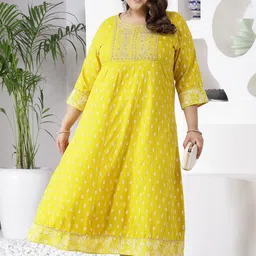 Little More By Stylum Floral Printed Anarkali Kurta-26