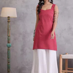 InWeave Women Kantha Work Kurta-picture-43