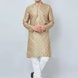 Armaan Ethnic Motifs Printed Straight Regular Kurta-20