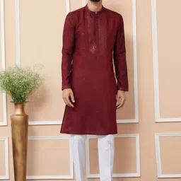See Designs Men Thread Work Kurta-picture-55