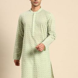 Anouk Ethnic Motifs Embroidered Thread Work Kurta-31