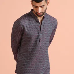 KISAH Ethic Motif Printed Short Kurta-image-78