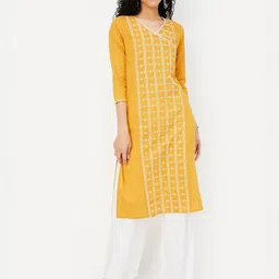 max Women Ethnic Motifs Thread Work Kurta-image-84