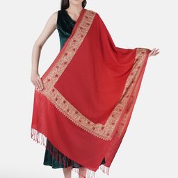 MUFFLY Women Floral Embroidered Shawl-44